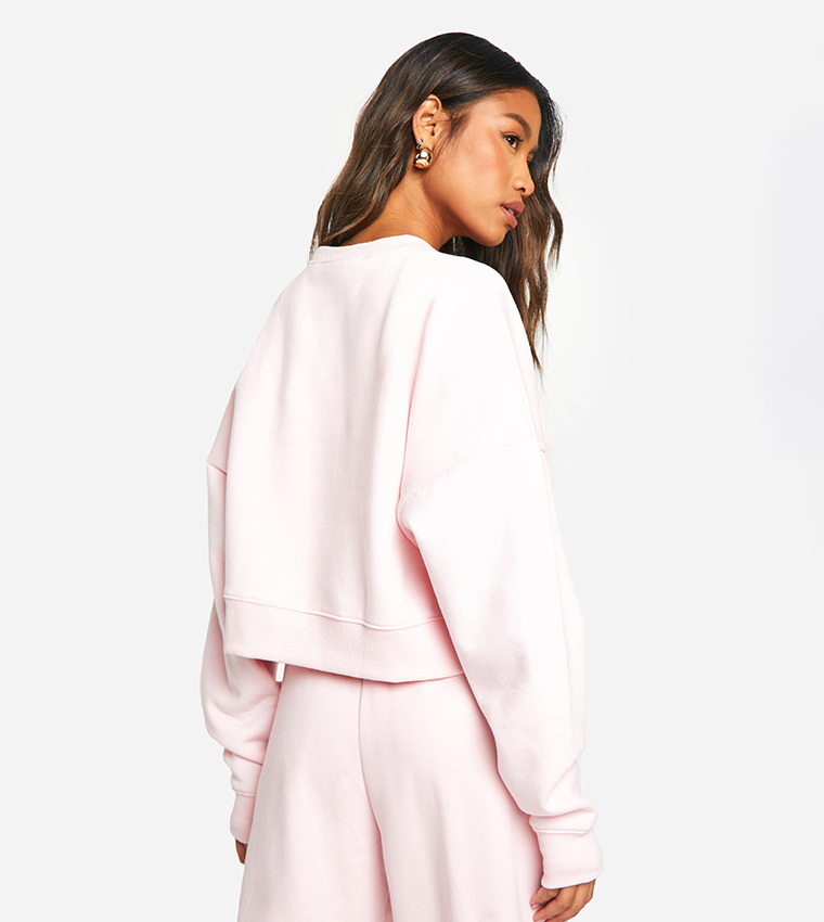Design Studio Solid Oversized Sweatshirt