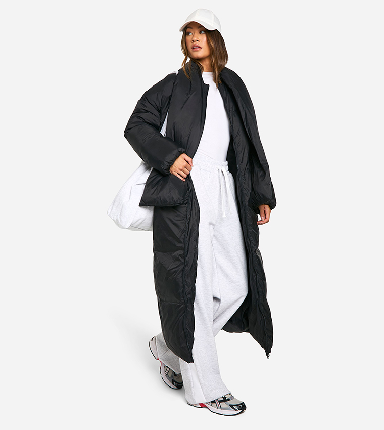 Tall 2-in-1 Scarf Puffer Jacket