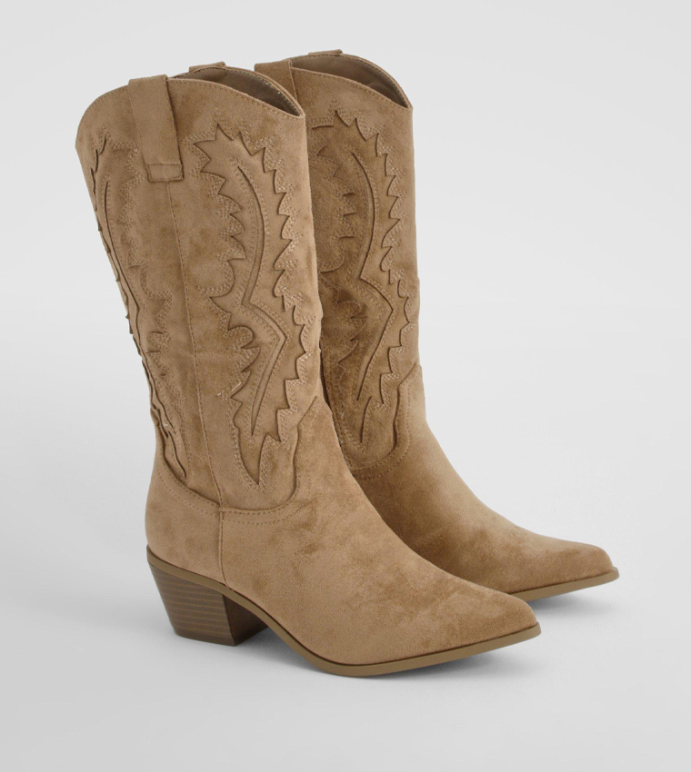 Embroidered Western Cowboy Boots