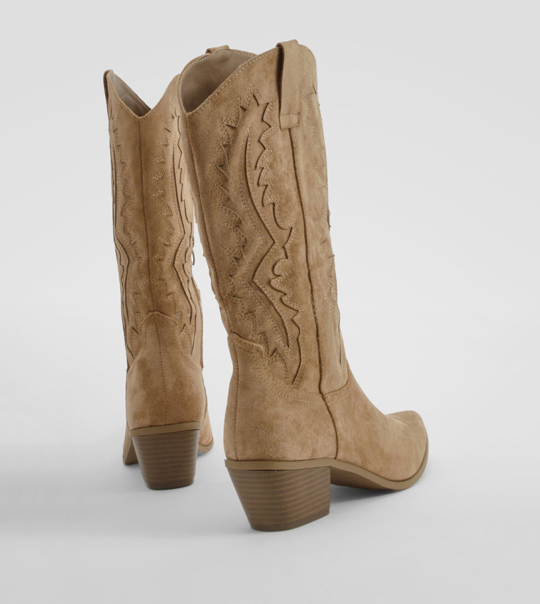 Embroidered Western Cowboy Boots