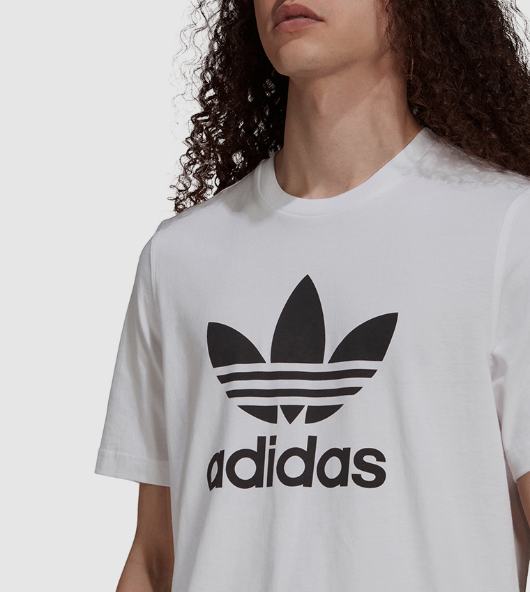 Buy Adidas Adicolor Classics Trefoil T Shirt In White | 6thStreet Qatar