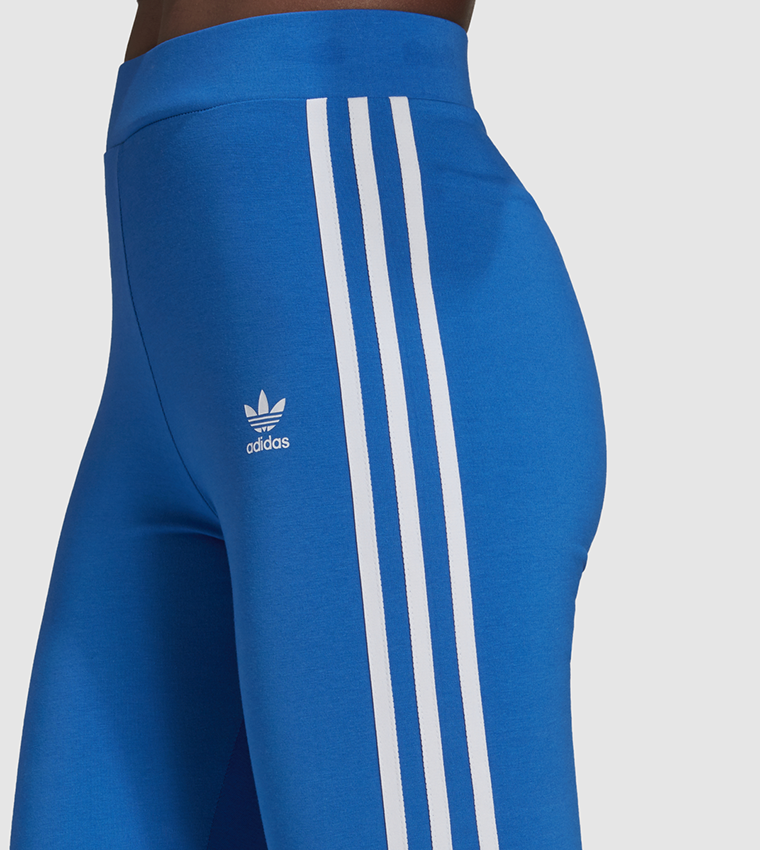 Buy Adidas 3 Stirpes Tights In Blue 