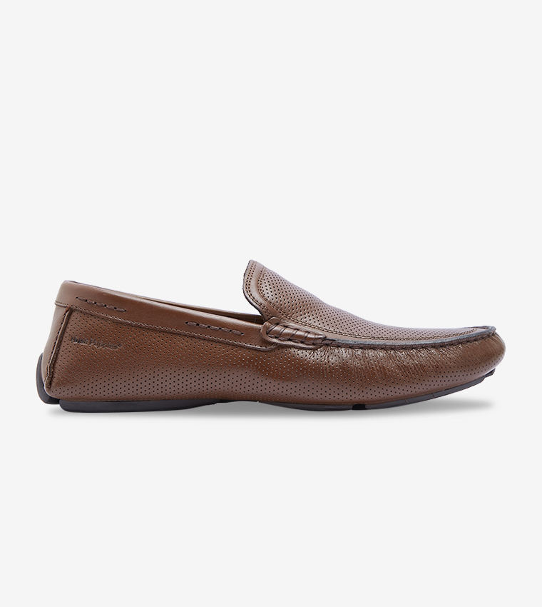 Buy Hush Puppies Jace Round Toe Loafers Brown In Brown
