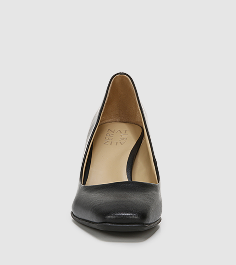 WARNER Pointed Toe Block Heel Pumps