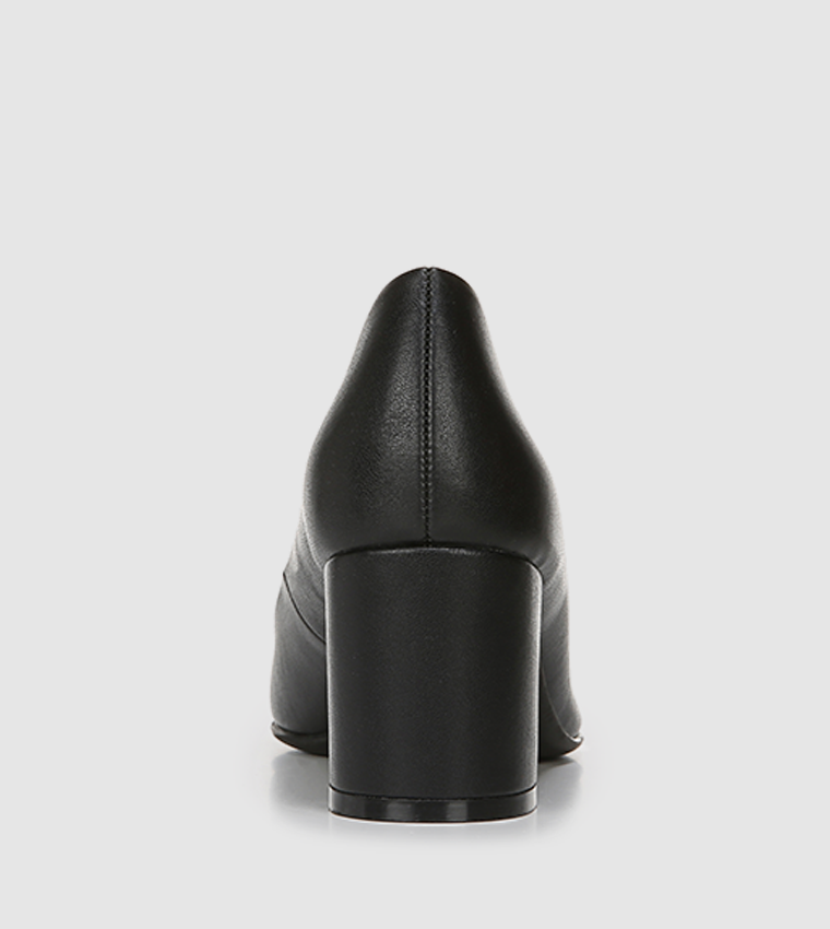 WARNER Pointed Toe Block Heel Pumps