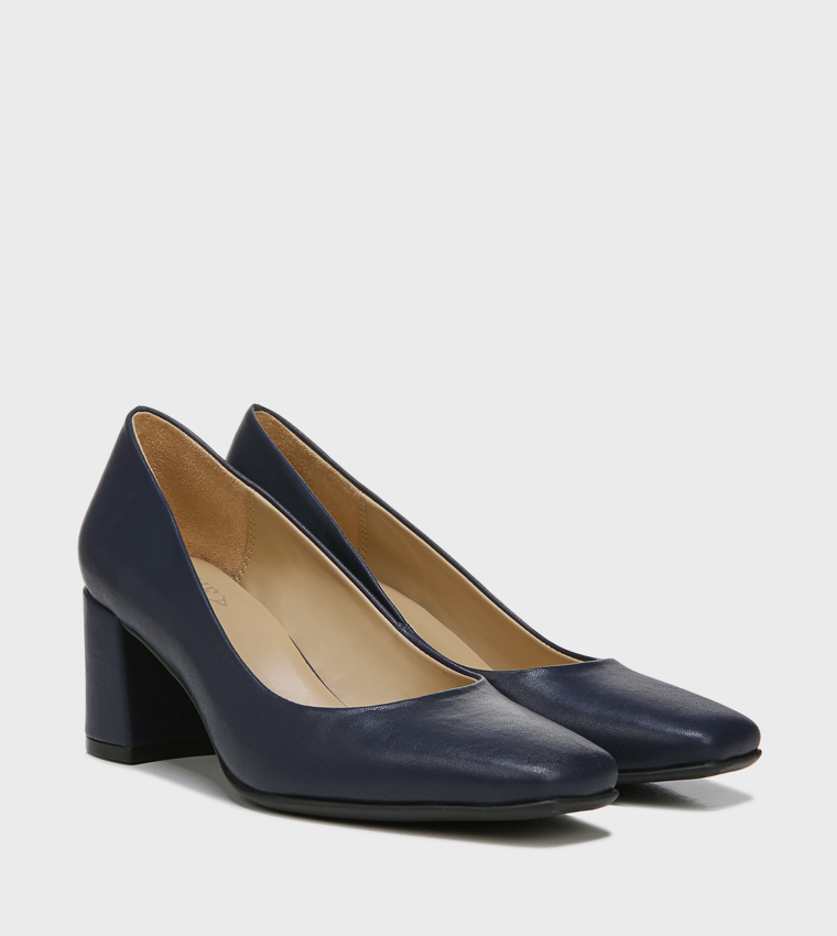 NAWARNER Square Toe Pumps