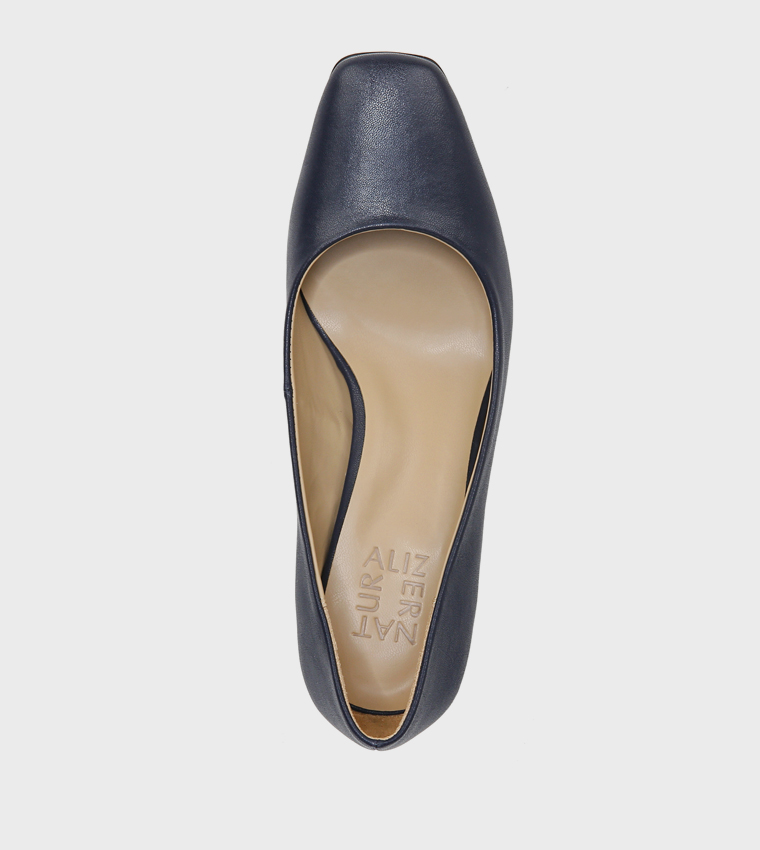 NAWARNER Square Toe Pumps