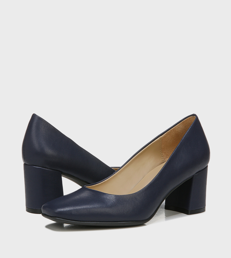 NAWARNER Square Toe Pumps