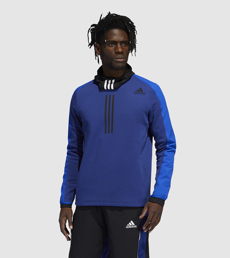Buy Adidas COLD.RDY Training Crew Sweatshirt In Blue | 6thStreet Qatar