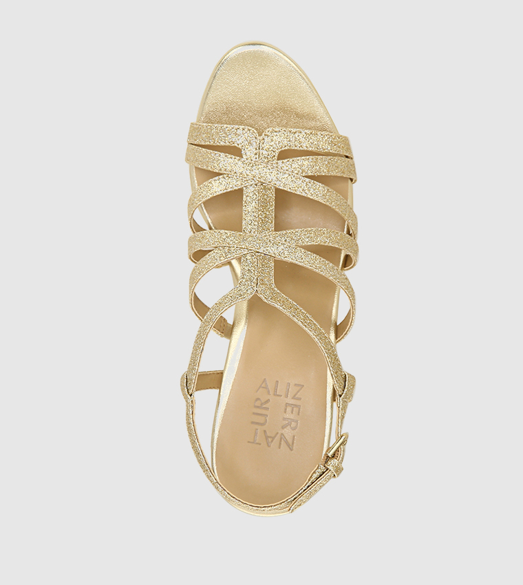 Buy Naturalizer BAYLOR Slingback Heel Sandals In Gold 6thStreet UAE