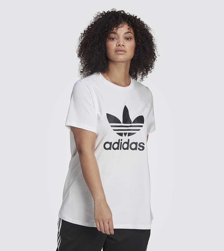 Buy Adidas Originals Adidas Originals Adicolor Classics Trefoil T Shirt In  White | 6thStreet Bahrain