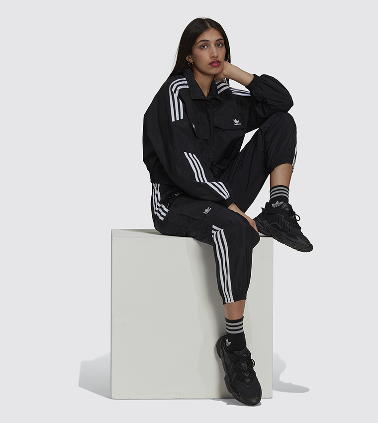 Buy Adidas Adicolor Classics Disrupted Icon Track Top In Black ...