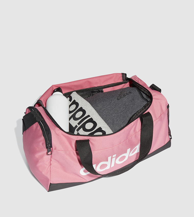 Buy Adidas Essentials Logo Duffel Bag Extra Small In Pink 6thStreet Qatar