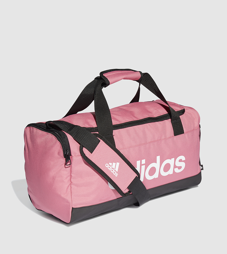 Buy Adidas Essentials Logo Duffel Bag Extra Small In Pink | 6thStreet Qatar