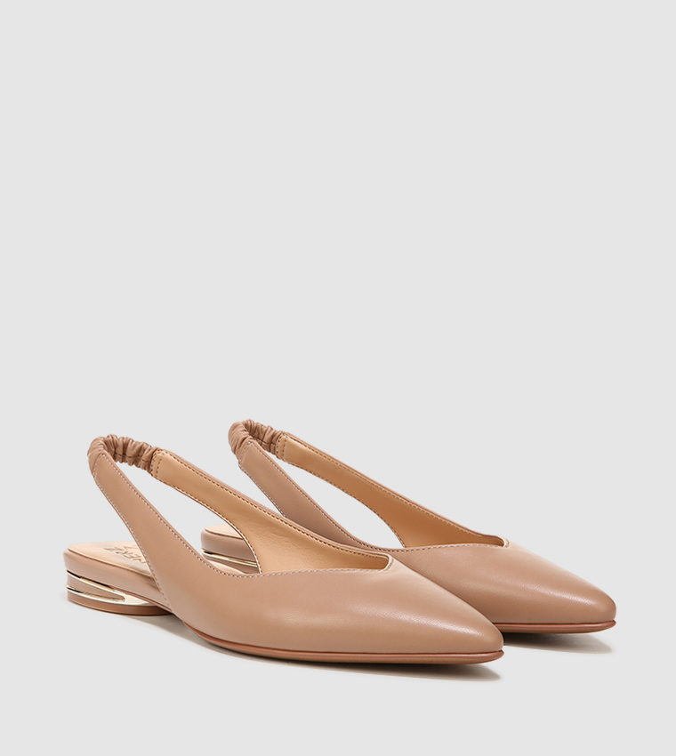 Buy Naturalizer HALOO Pointed Toe Slingback Flat Sandals In Beige 6thStreet UAE