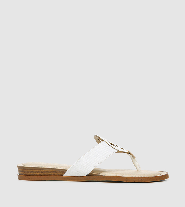 RAEGAN T-Strap Flat Sandals