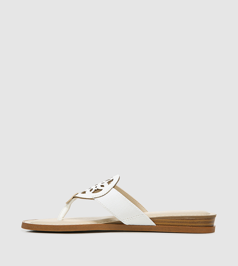 RAEGAN T-Strap Flat Sandals