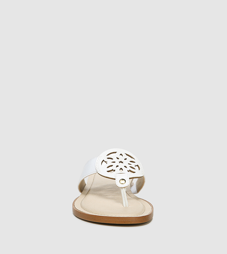 RAEGAN T-Strap Flat Sandals