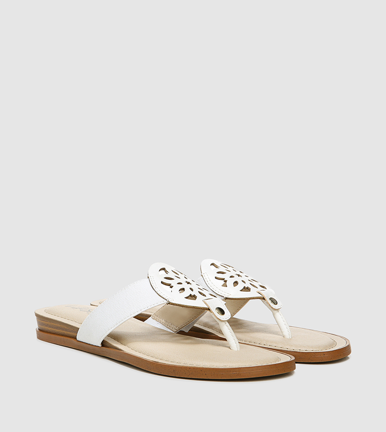 RAEGAN T-Strap Flat Sandals