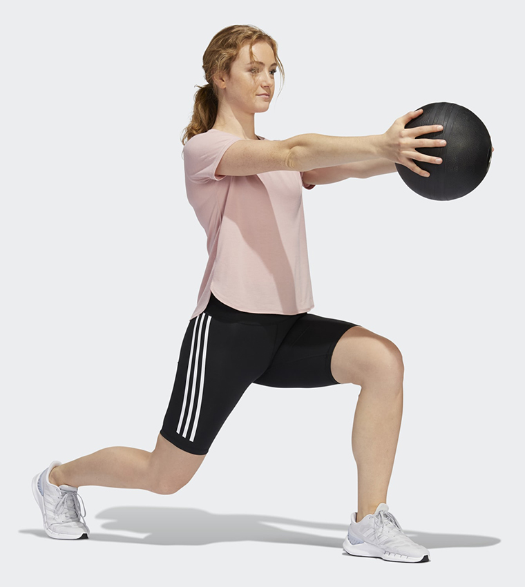 Optime Trainicons 3-Stripes Bike Short Tights