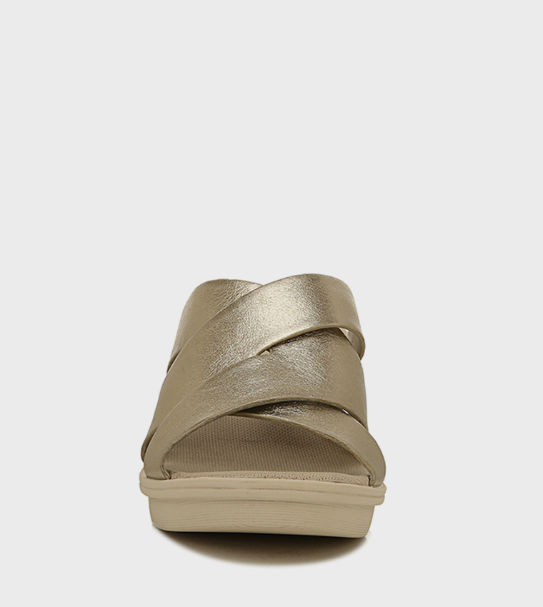 ROWENAA Criss-Cross Strap Wedge Sandals
