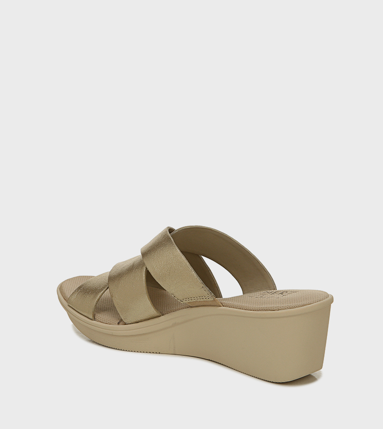 ROWENAA Criss-Cross Strap Wedge Sandals