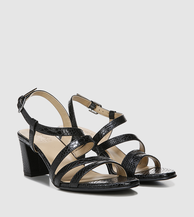 Naturalizer black dress store sandals