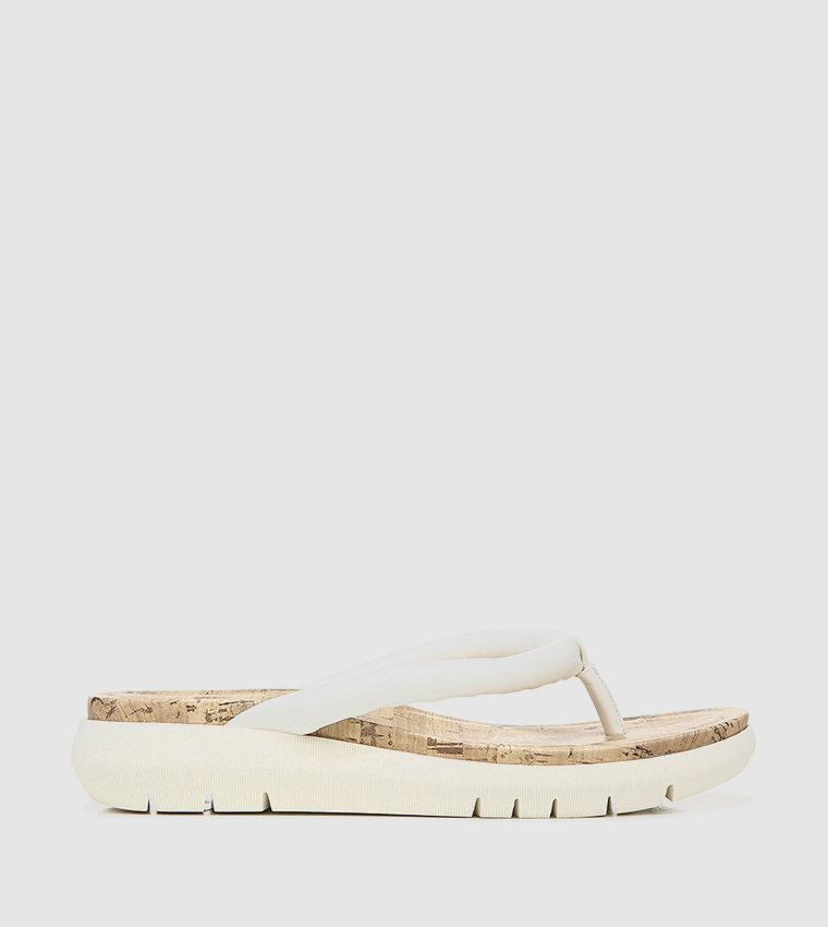 Buy Naturalizer LOVELLE Flatform Flip Flops In White 6thStreet UAE