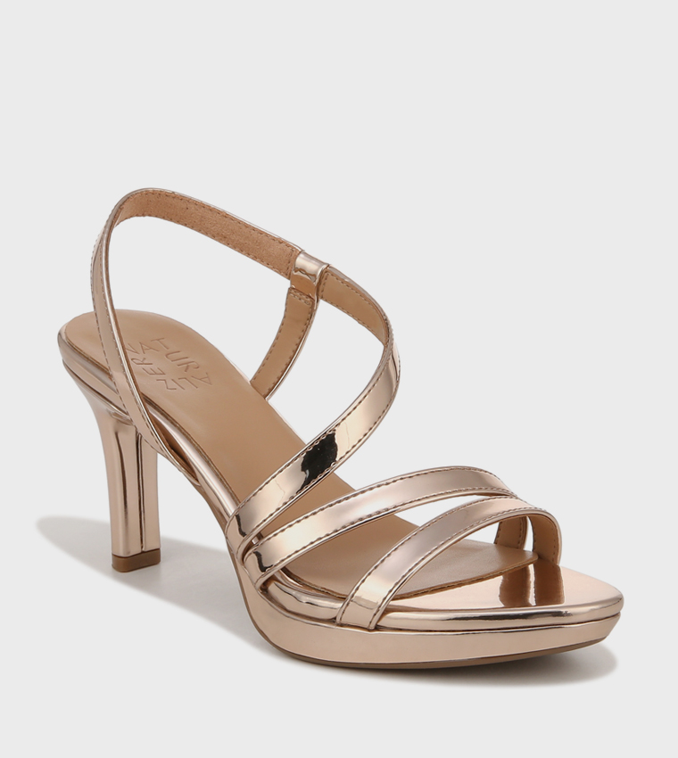 NABRENTA Open Toe Slingback Heel Sandals