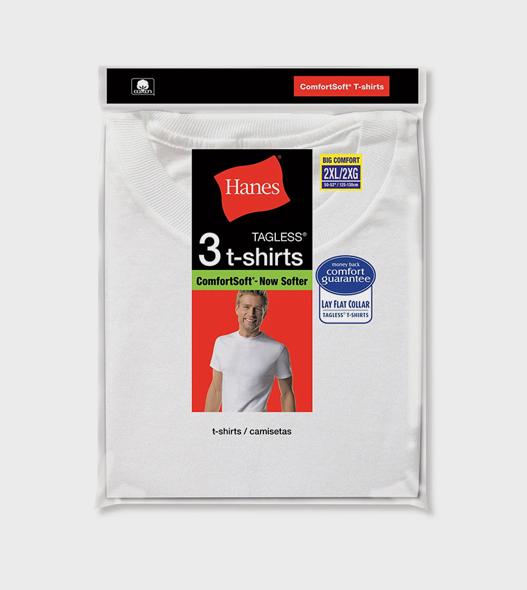 3 Pack Short Sleeves Undershirts