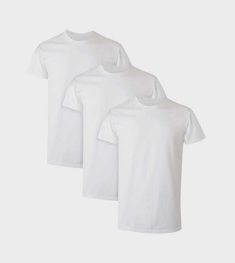3 Pack Short Sleeves Undershirts