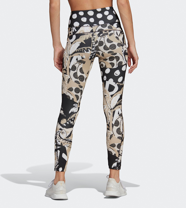 Farm Print Feel Brilliant AEROREADY High-Waisted 7/8 Tights