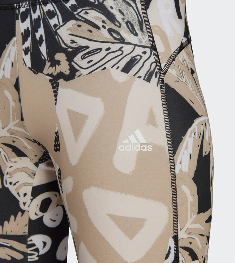 Farm Print Feel Brilliant AEROREADY High-Waisted 7/8 Tights