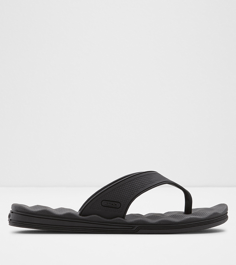 Buy Aldo Haciendo Textured Flip Flops In Black 6thStreet UAE