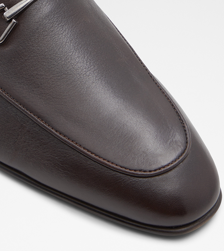 Buy Aldo HAHN Metal Accent Loafers In Brown 6thStreet UAE