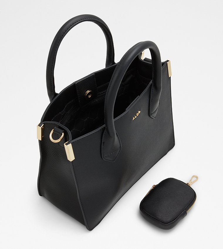 HAISWEN Textured Satchel Bag with Coin Pouch