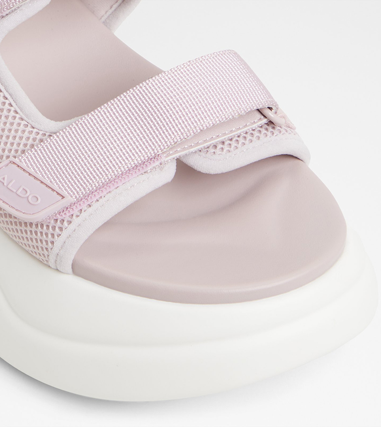 HALALERIA Velcro Closure Platform Sandals