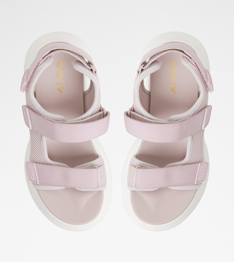 HALALERIA Velcro Closure Platform Sandals