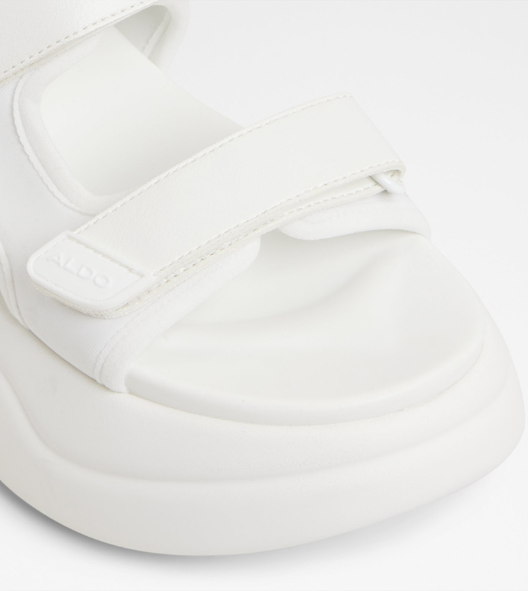 HALALERIA Velcro Closure Platform Sandals