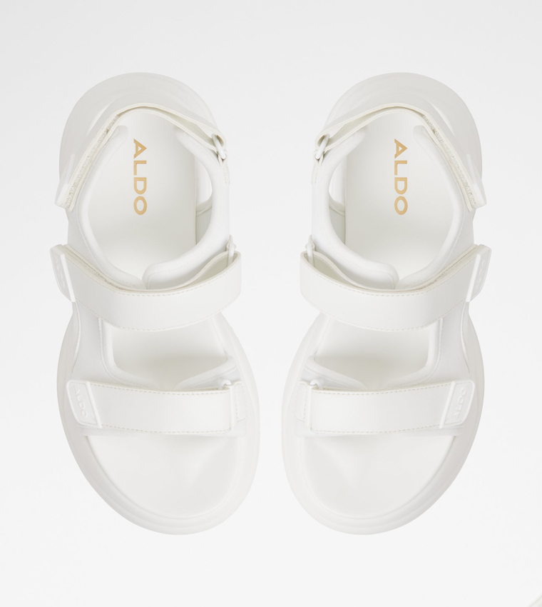 HALALERIA Velcro Closure Platform Sandals