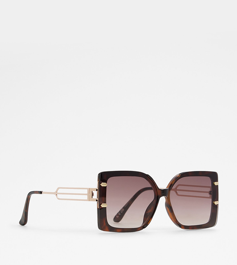 HALEWIA Full-Rim Oversized Sunglasses