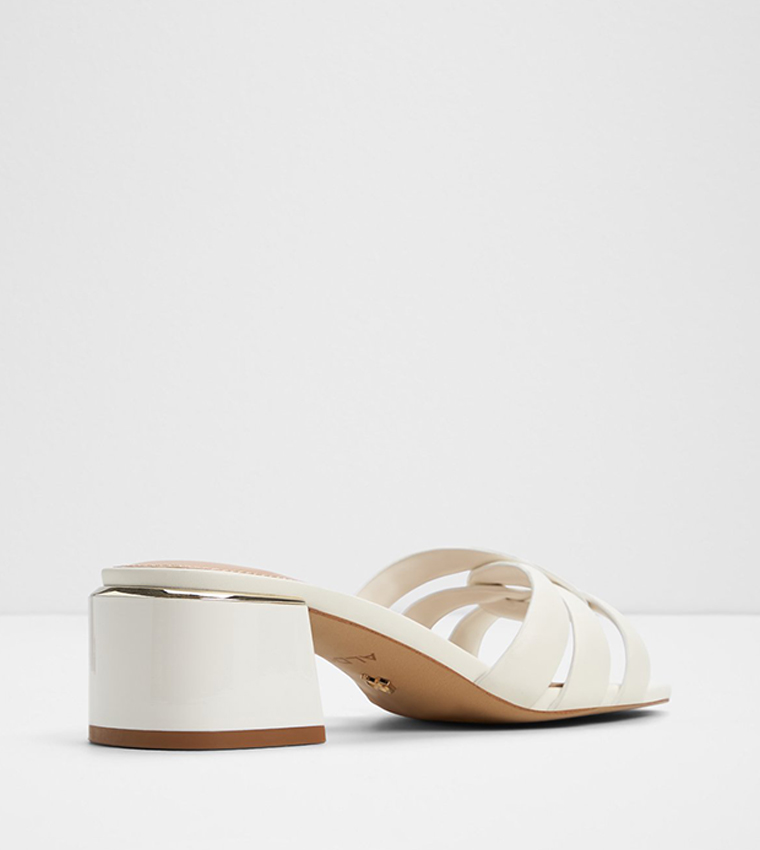 HANNE Textured Heeled Sandals