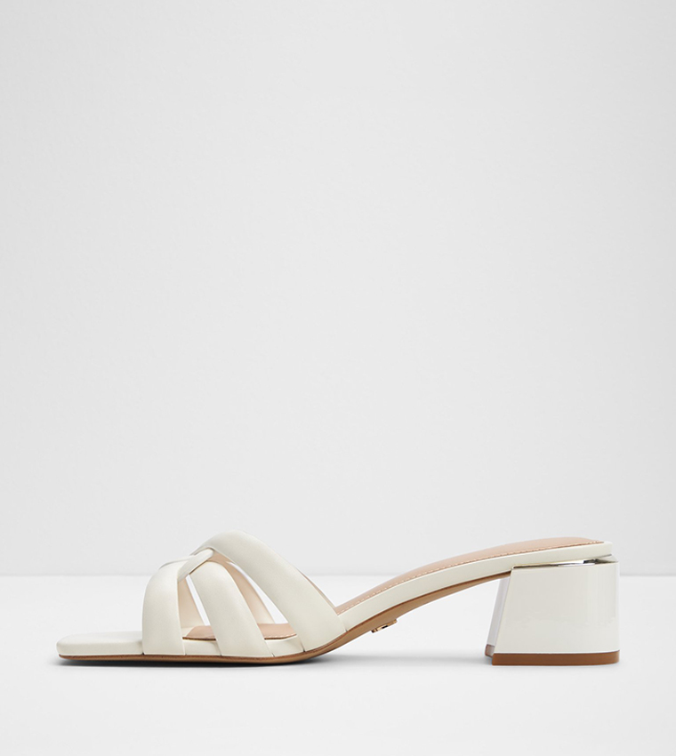 HANNE Textured Heeled Sandals