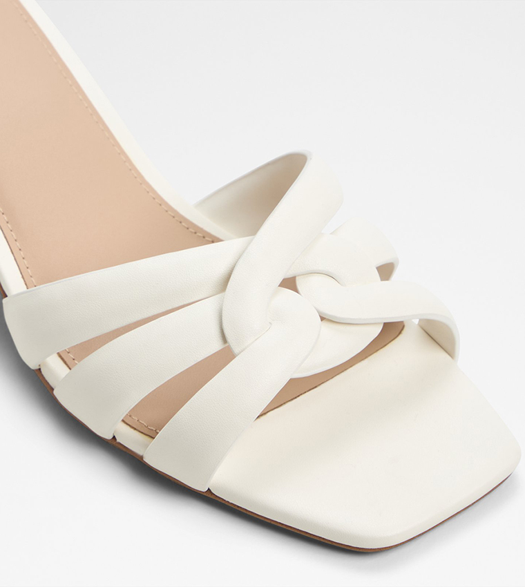 HANNE Textured Heeled Sandals
