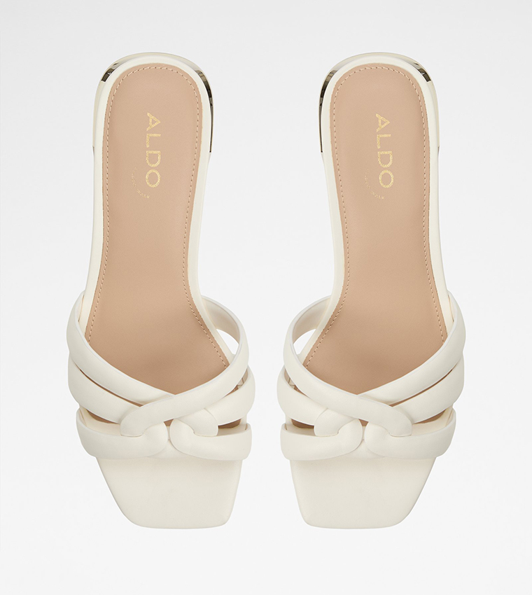 HANNE Textured Heeled Sandals