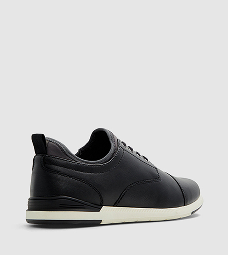 Black casual lace up shoes store