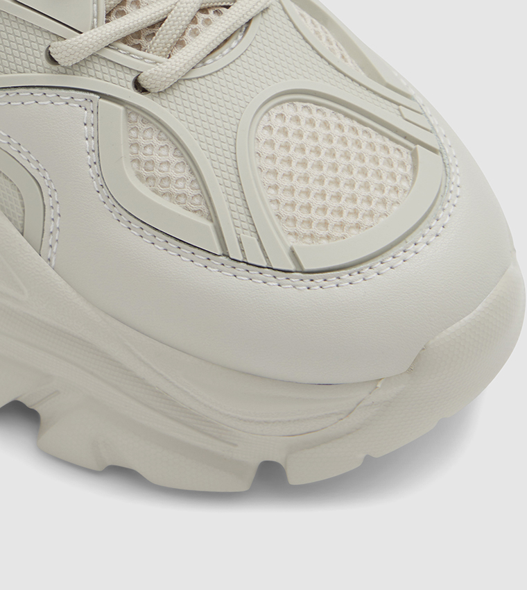 Buy Call It Spring HARLYNN Mid Top Lace Up Chunky Sneakers In Grey 6thStreet UAE