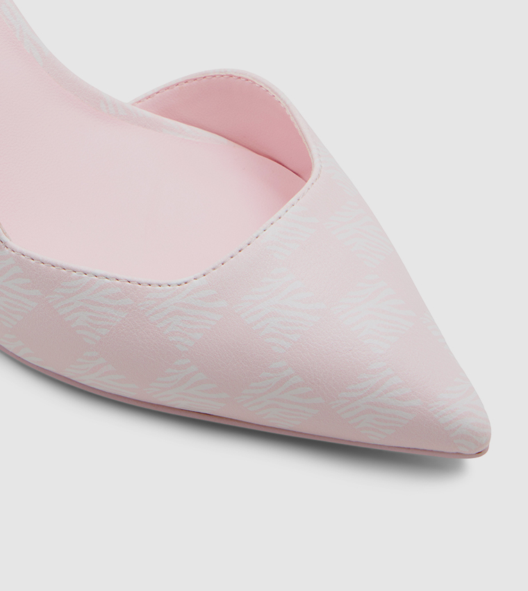 Pale pink clearance pointed heels