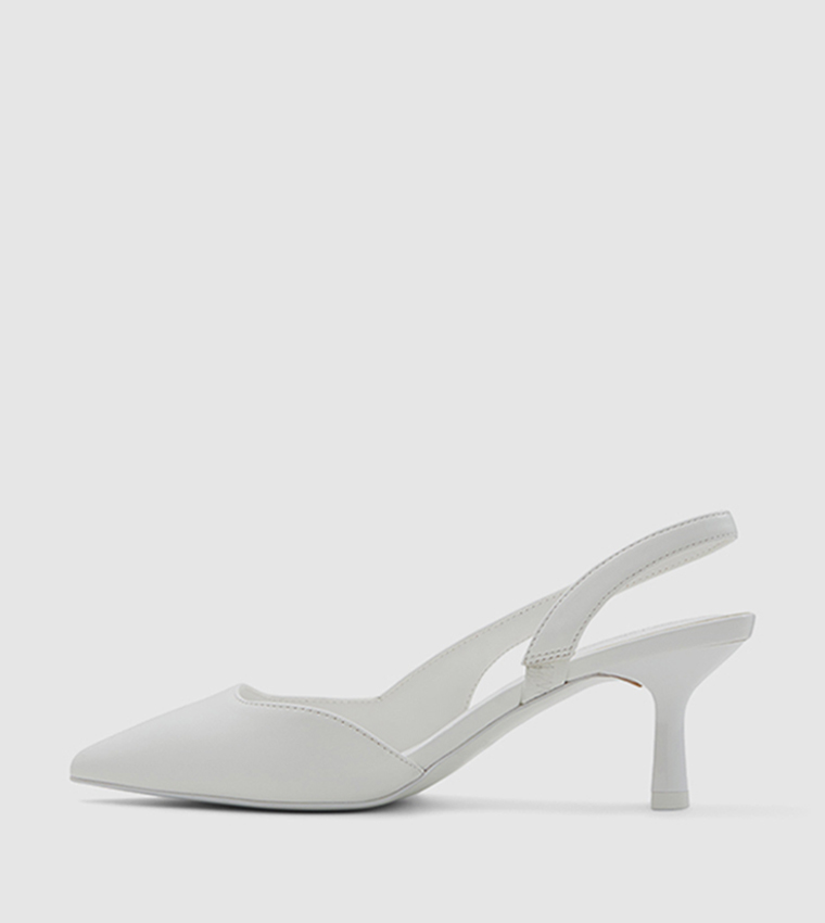 White kitten hot sale heel shoes
