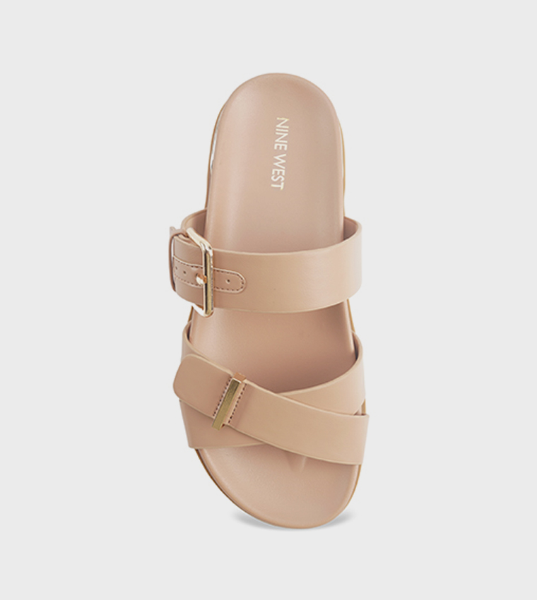 HARPEN Buckle Detail Comfort Sandals
